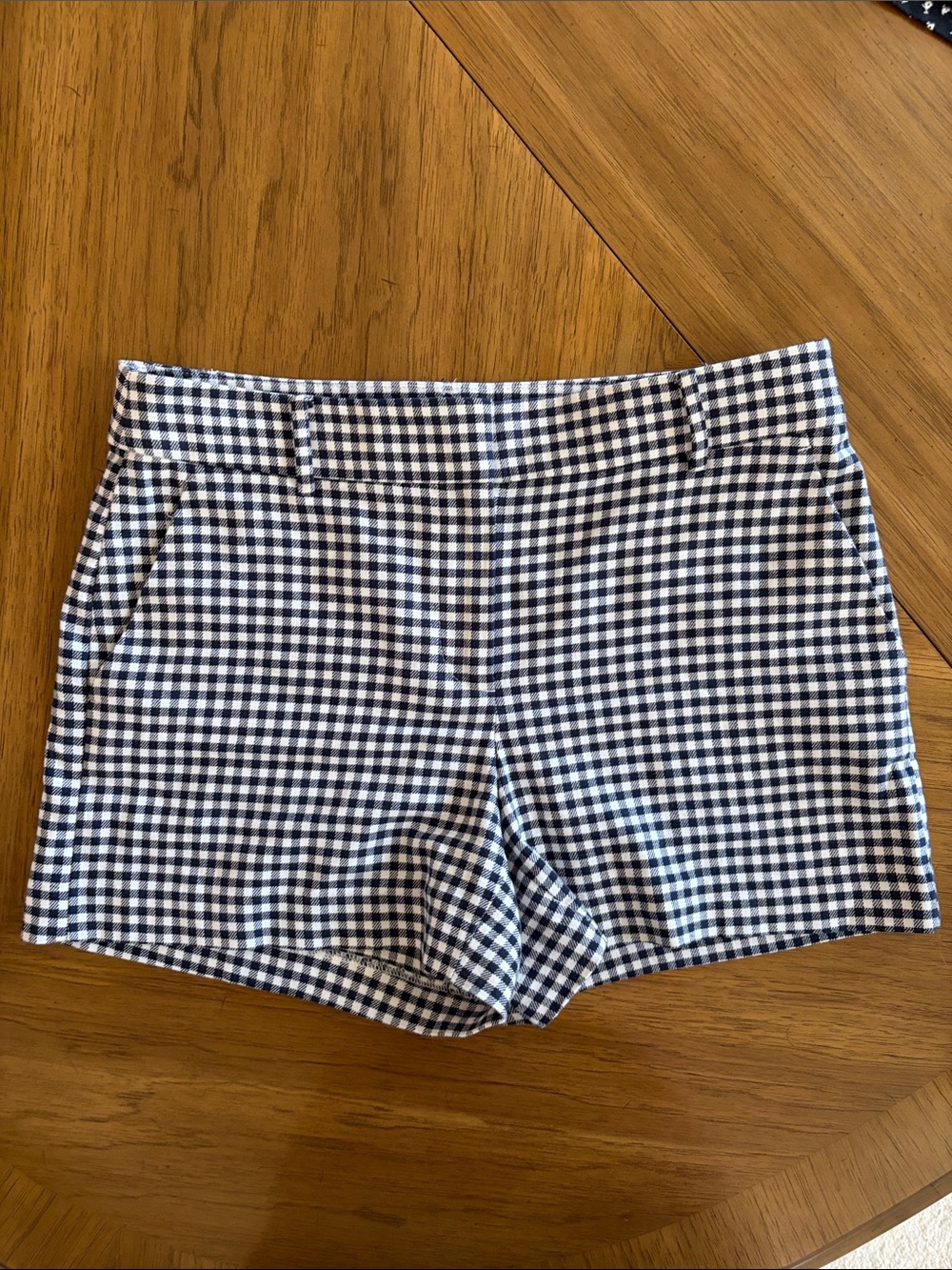 LOFT  Riviera Gingham Shorts